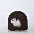 Sleeping Kennel House Summer Breatch Rattan Pet Lit